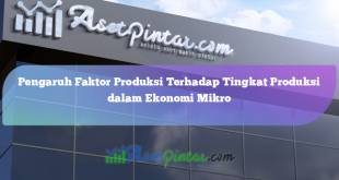 Pengaruh Faktor Produksi Terhadap Tingkat Produksi dalam Ekonomi Mikro