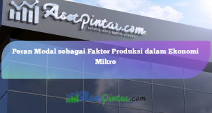 Peran Modal sebagai Faktor Produksi dalam Ekonomi Mikro