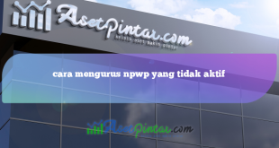 cara mengurus npwp yang tidak aktif