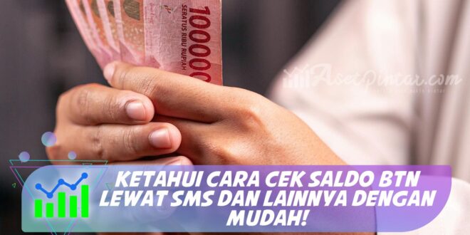 KETAHUI CARA CEK SALDO BTN LEWAT SMS DAN LAINNYA DENGAN MUDAH!