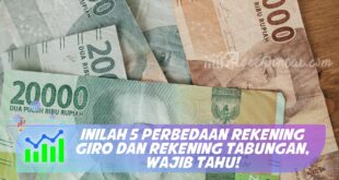 INILAH 5 PERBEDAAN REKENING GIRO DAN REKENING TABUNGAN, WAJIB TAHU!