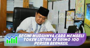 BEGINI MUDAHNYA CARA MEMBELI TOKEN LISTRIK DI BRIMO 100 PERSEN BERHASIL