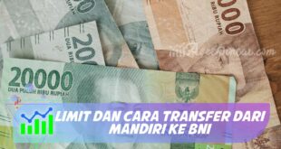 LIMIT DAN CARA TRANSFER DARI MANDIRI KE BNI
