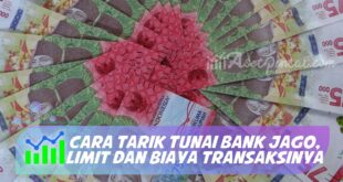 CARA TARIK TUNAI BANK JAGO, LIMIT DAN BIAYA TRANSAKSINYA