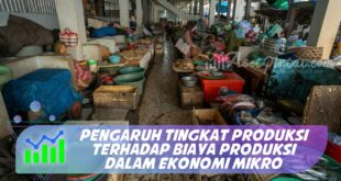 PENGARUH TINGKAT PRODUKSI TERHADAP BIAYA PRODUKSI DALAM EKONOMI MIKRO