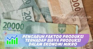 PENGARUH FAKTOR PRODUKSI TERHADAP BIAYA PRODUKSI DALAM EKONOMI MIKRO