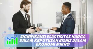 SIGNIFIKANSI ELASTISITAS HARGA DALAM KEPUTUSAN BISNIS DALAM EKONOMI MIKRO