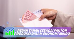 PERAN TANAH SEBAGAI FAKTOR PRODUKSI DALAM EKONOMI MIKRO