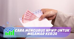 CARA MENGURUS NPWP UNTUK MELAMAR KERJA