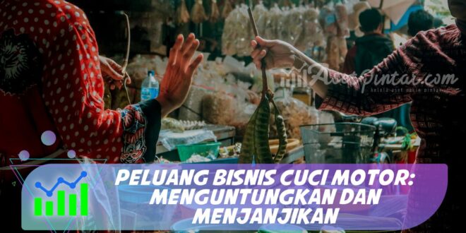 PELUANG BISNIS CUCI MOTOR: MENGUNTUNGKAN DAN MENJANJIKAN