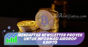 MENDAFTAR NEWSLETTER PROYEK UNTUK INFORMASI AIRDROP KRIPTO