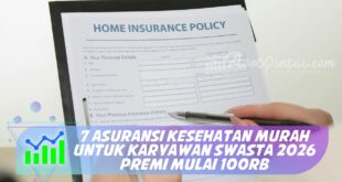 7 ASURANSI KESEHATAN MURAH UNTUK KARYAWAN SWASTA 2026 PREMI MULAI 100RB