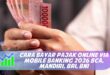 CARA BAYAR PAJAK ONLINE VIA MOBILE BANKING 2026 BCA, MANDIRI, BRI, BNI
