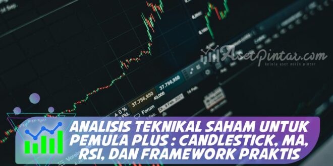 ANALISIS TEKNIKAL SAHAM UNTUK PEMULA PLUS : CANDLESTICK, MA, RSI, DAN FRAMEWORK PRAKTIS