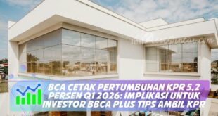 BCA CETAK PERTUMBUHAN KPR 5,2 PERSEN Q1 2026: IMPLIKASI UNTUK INVESTOR BBCA PLUS TIPS AMBIL KPR