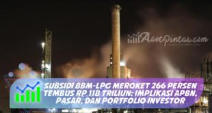 SUBSIDI BBM-LPG MEROKET 266 PERSEN TEMBUS RP 118 TRILIUN: IMPLIKASI APBN, PASAR, DAN PORTFOLIO INVESTOR