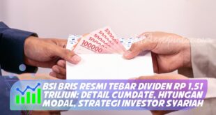 BSI BRIS RESMI TEBAR DIVIDEN RP 1,51 TRILIUN: DETAIL CUMDATE, HITUNGAN MODAL, STRATEGI INVESTOR SYARIAH