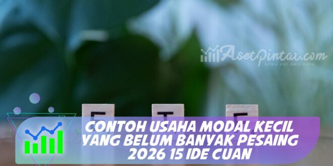 CONTOH USAHA MODAL KECIL YANG BELUM BANYAK PESAING 2026 15 IDE CUAN
