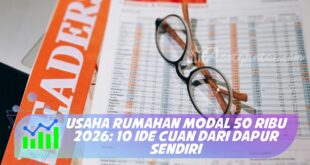 USAHA RUMAHAN MODAL 50 RIBU 2026: 10 IDE CUAN DARI DAPUR SENDIRI