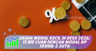 USAHA MODAL KECIL DI DESA 2026: 12 IDE CUAN DENGAN MODAL RP 100RB-2 JUTA