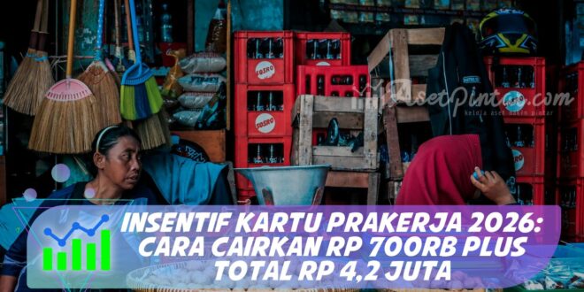 INSENTIF KARTU PRAKERJA 2026: CARA CAIRKAN RP 700RB PLUS TOTAL RP 4,2 JUTA
