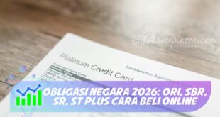 OBLIGASI NEGARA 2026: ORI, SBR, SR, ST PLUS CARA BELI ONLINE