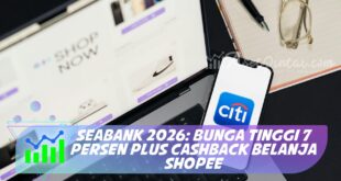 SEABANK 2026: BUNGA TINGGI 7 PERSEN PLUS CASHBACK BELANJA SHOPEE