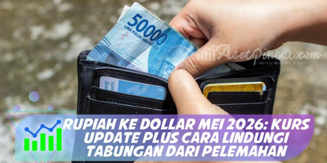 RUPIAH KE DOLLAR MEI 2026: KURS UPDATE PLUS CARA LINDUNGI TABUNGAN DARI PELEMAHAN